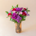 The Enchantment – Bouquet with Red and Purple Flowers