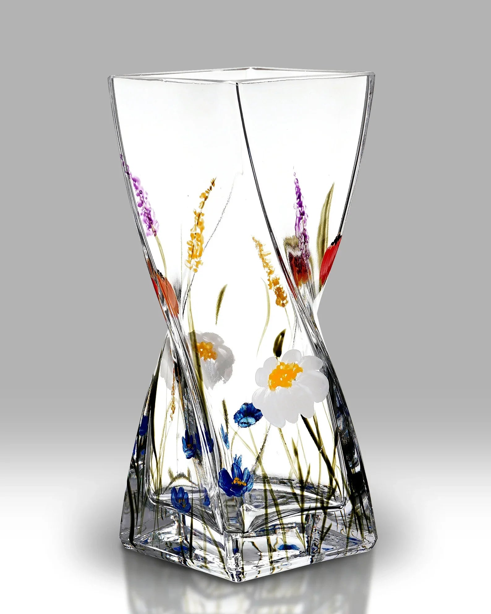 Meadow Collection - 20cm Twist Vase by FLOWERS BY ACANTHUS
